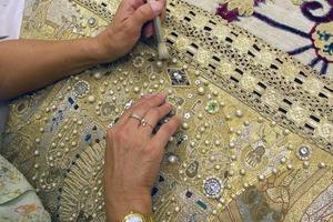 реставрация тканей, гобеленов и ковров